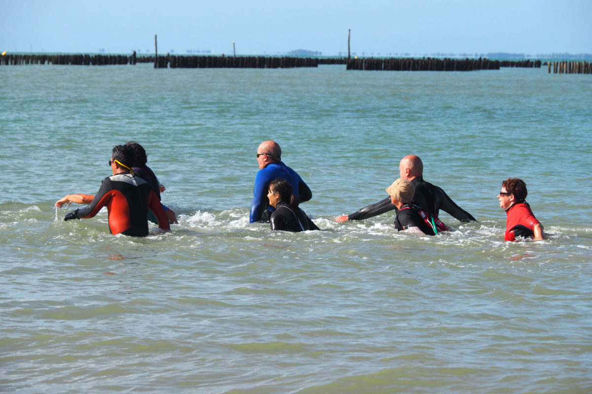 Le longe-côte ou la baignade sportive