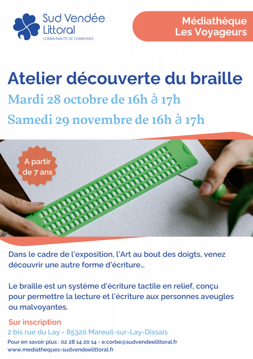 [MAR] Affiches 2025-2026 – Atelier découverte du braille