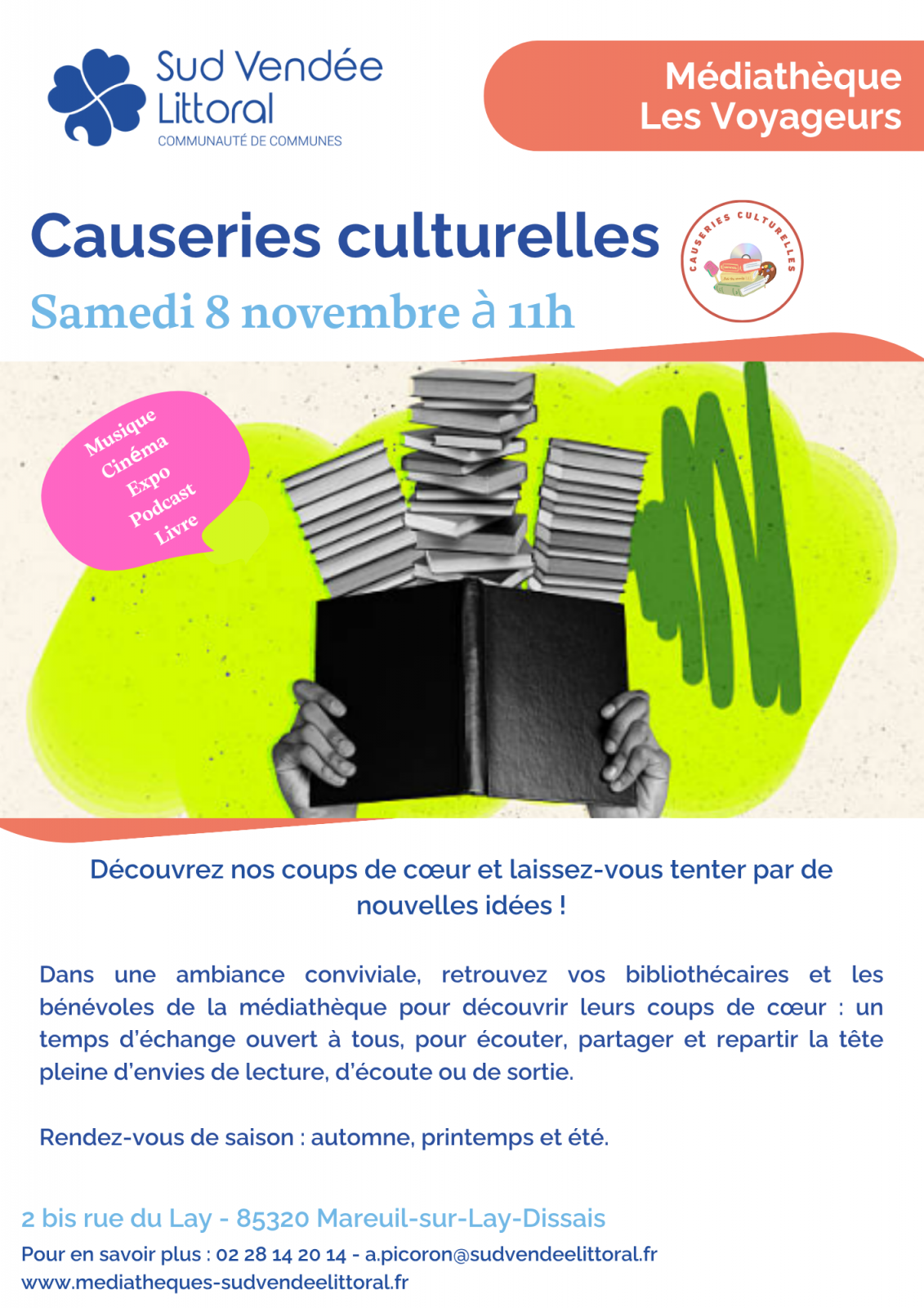 MAR affiches 2025-2026 – Causeries culturelles
