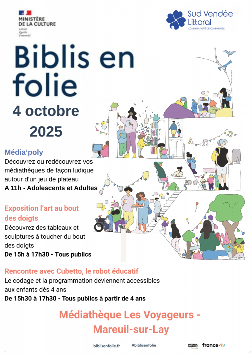 [LUC] Affiches 2024-2025 – Biblis en folie Mareuil