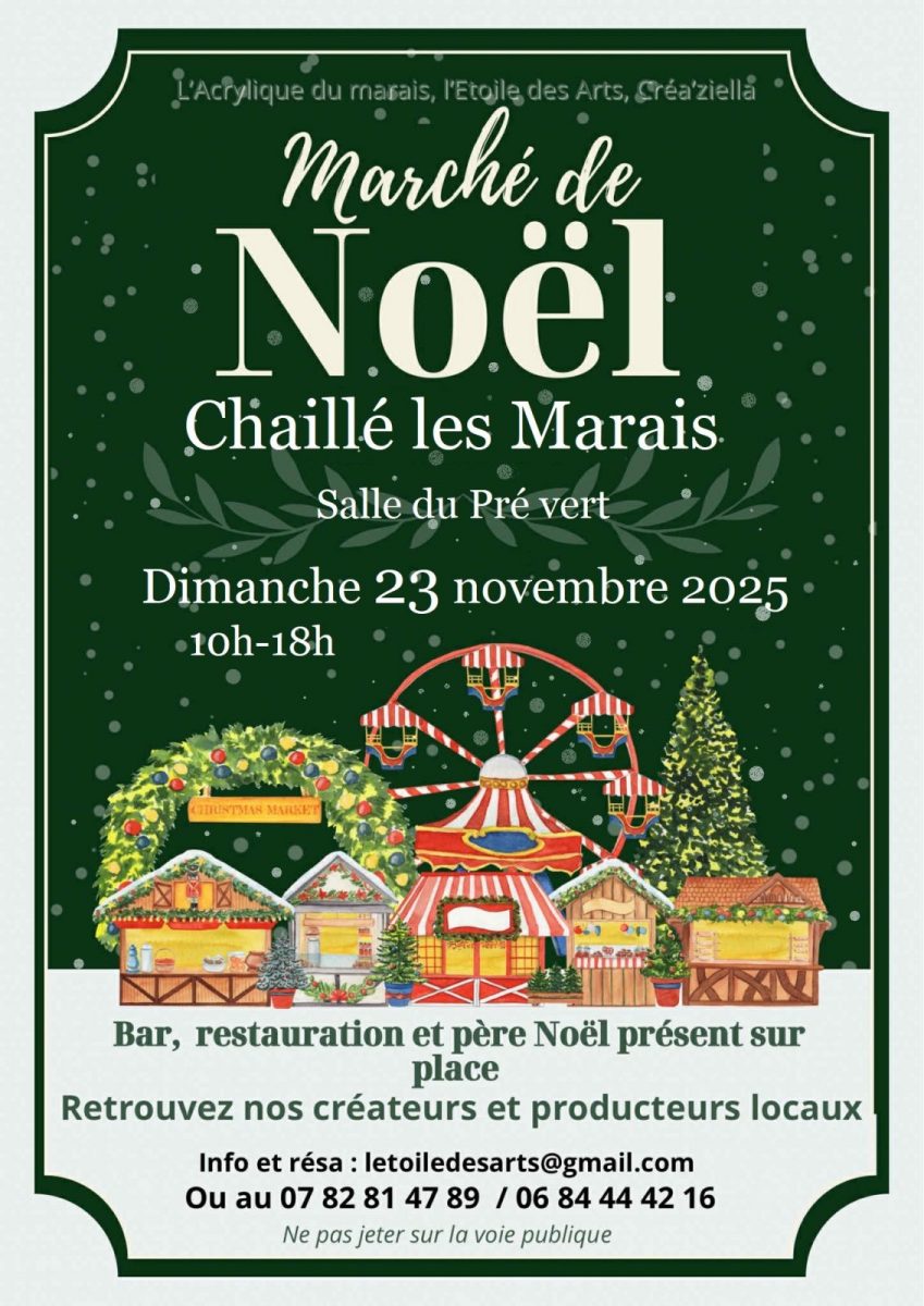 Affiche Marché de Noël 2025