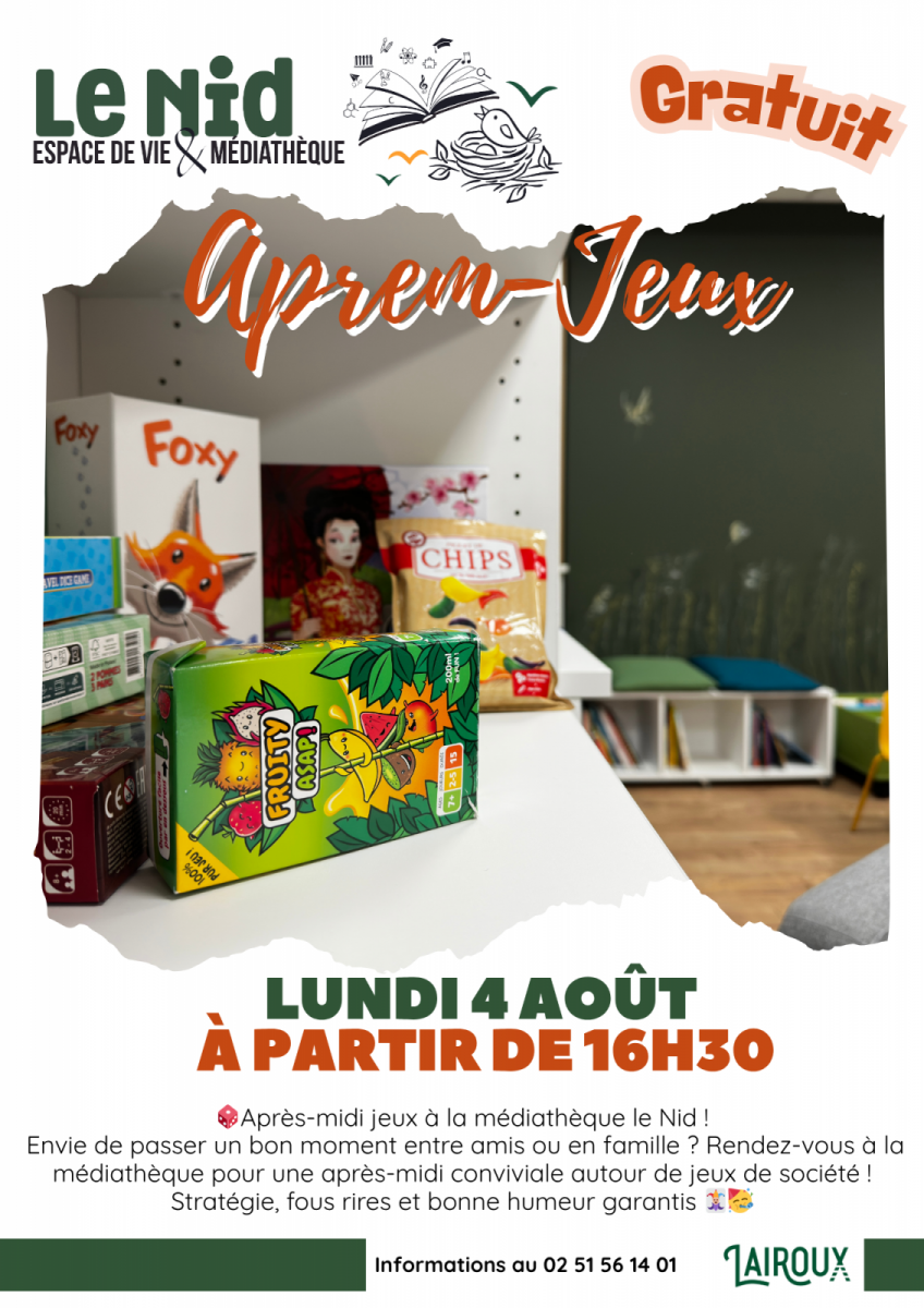 Animation  créa le nid 2025 – 2