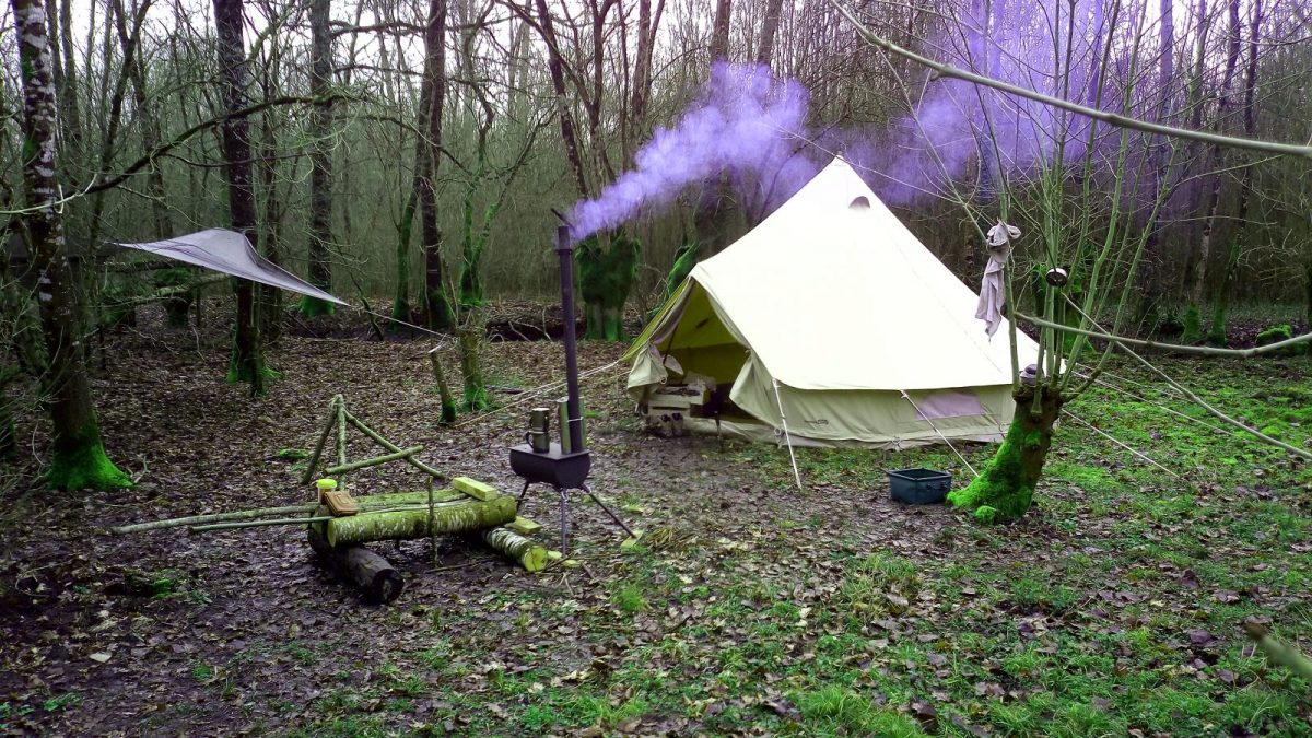 Camp de base bivouac dans les Marais Poitevin sauvages (8)