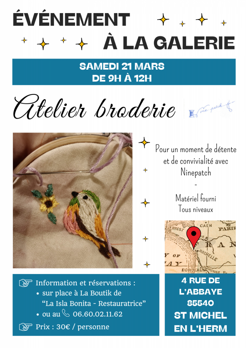 Événement broderie  – 1