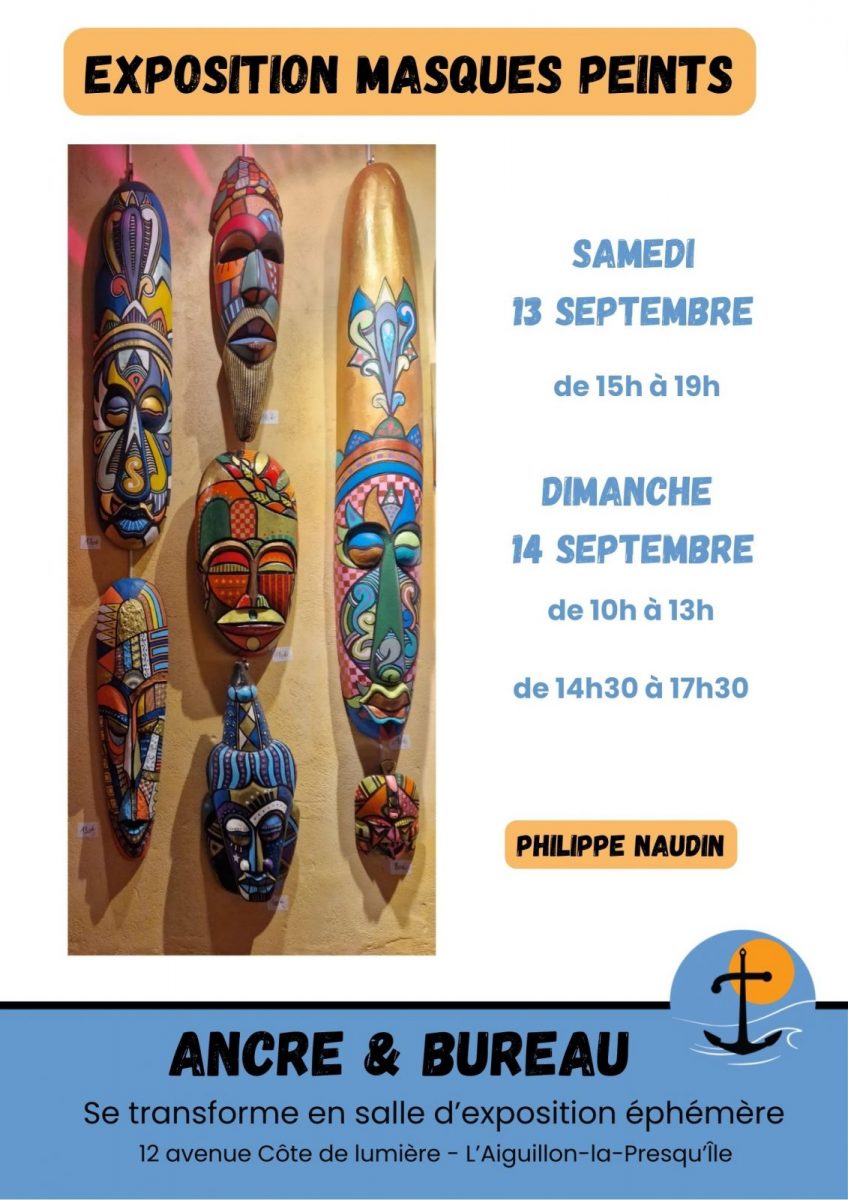 EXPO-Ancre -Alain chudeau (Affiche) – Expo Philippe Naudin