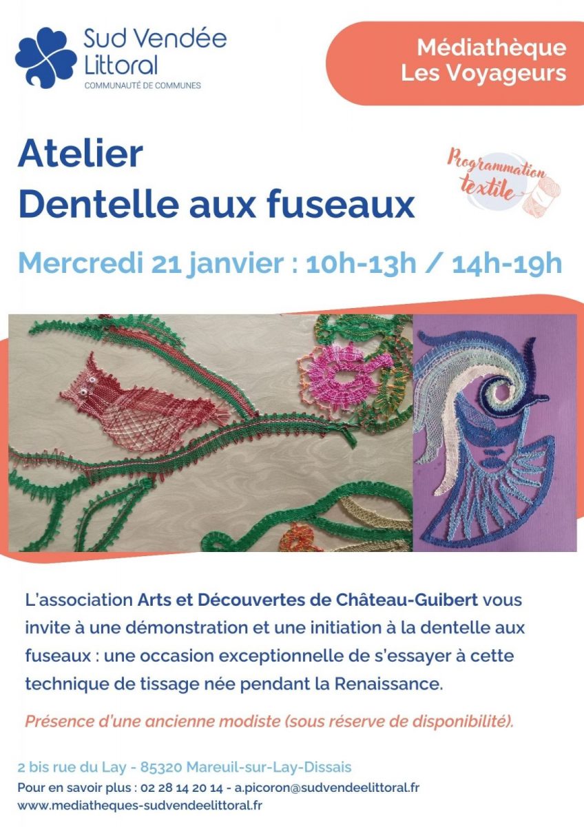 MAR affiches 2025-2026 – Atelier dentelle aux fuseaux