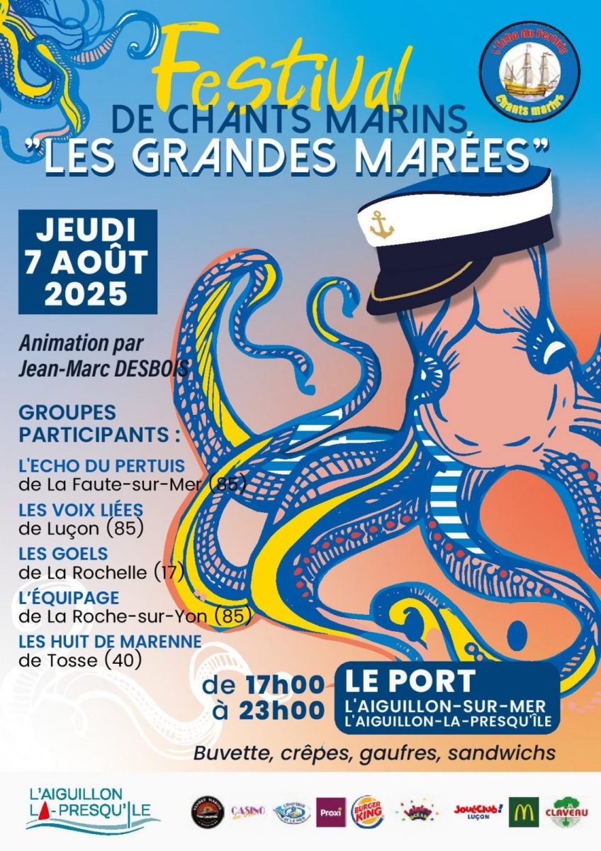 affiche festival des grandes marees 2025