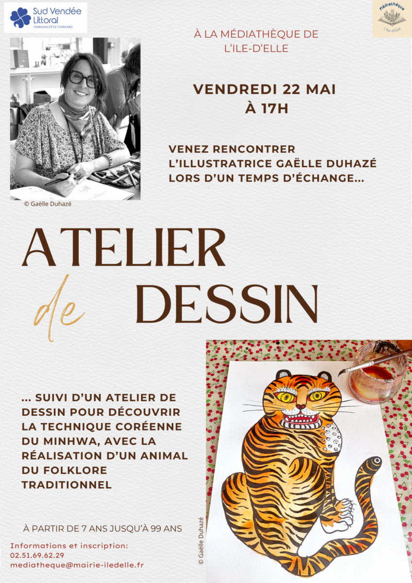 Affiches animations 2026 – atelier gaelle duhaze