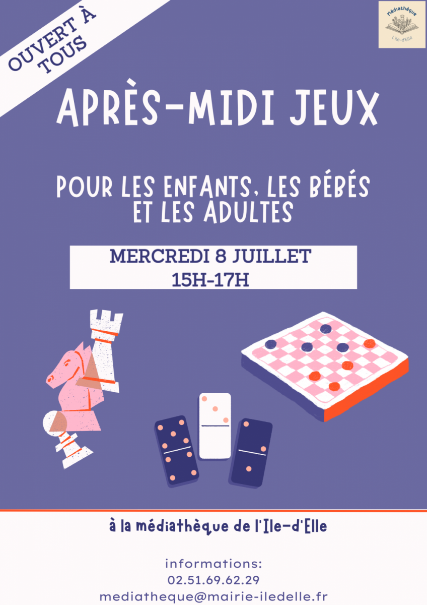 Affiches animations 2026 – jeux été