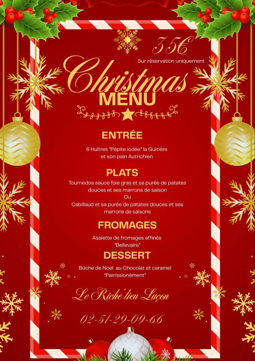 menu noel richelieu