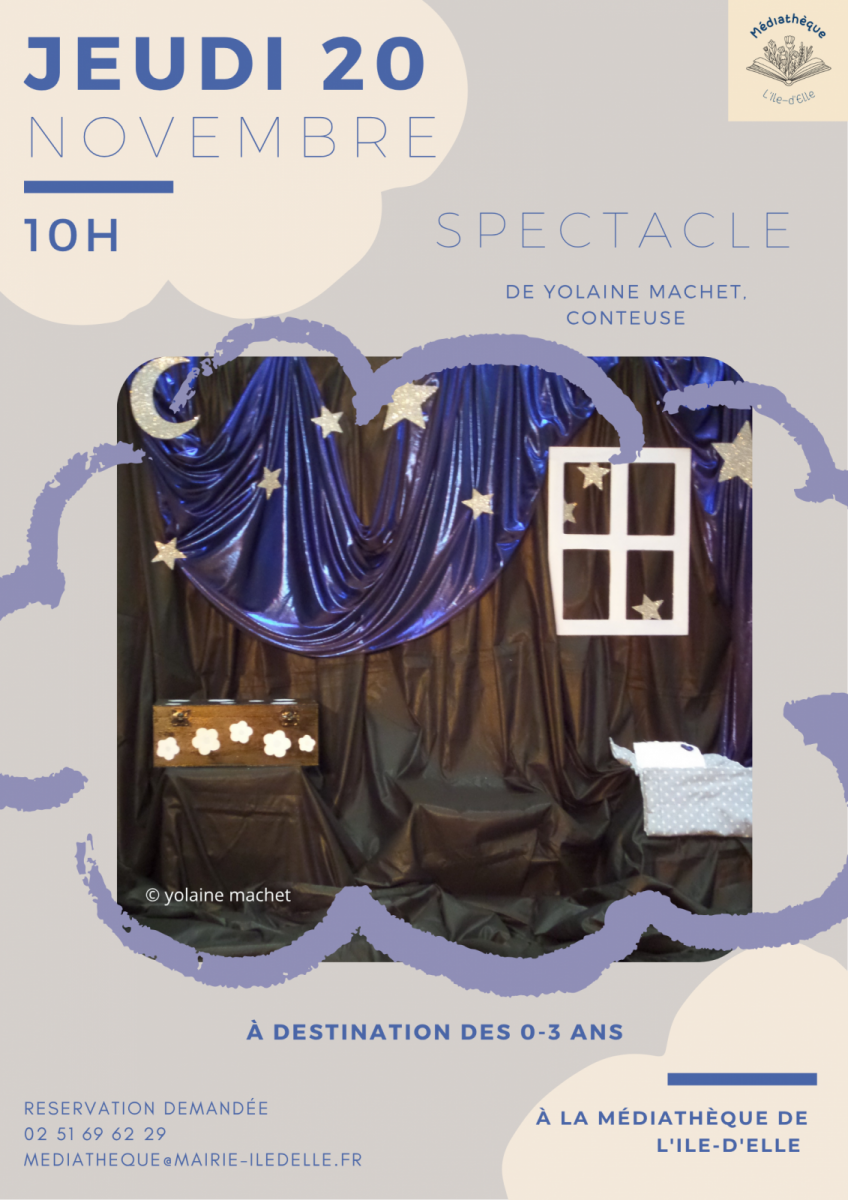 Affiche heure du conte – spectacle BB